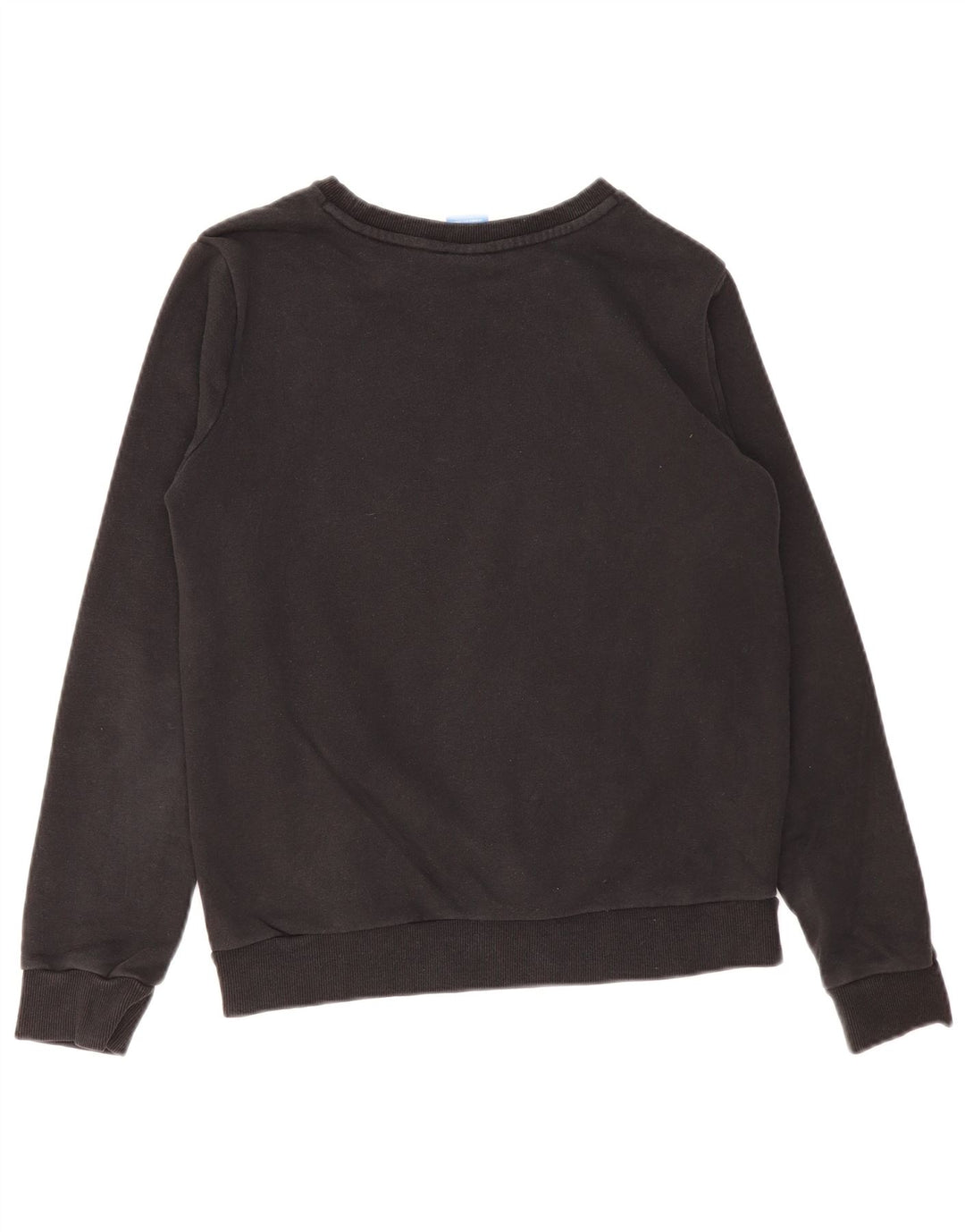 Adidas Womens Graphic Sweatshirt Jumper UK 12 Medium Black