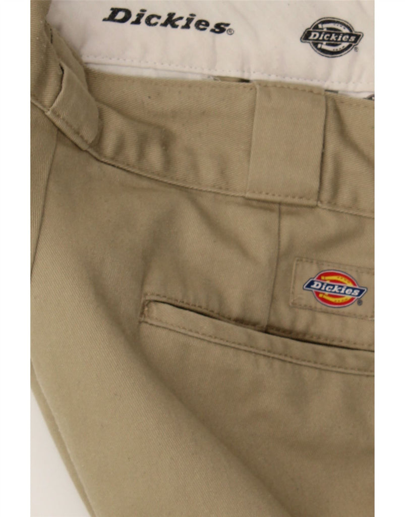 DICKIES Mens Straight Chino Trousers W28 L28 Brown Polyester Vintage Dickies and Second-Hand Dickies from Messina Hembry 