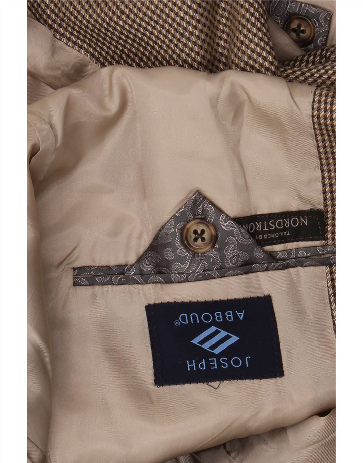 JOSEPH ABBOUD Mens 2 Button Blazer Jacket UK 40 Large Brown