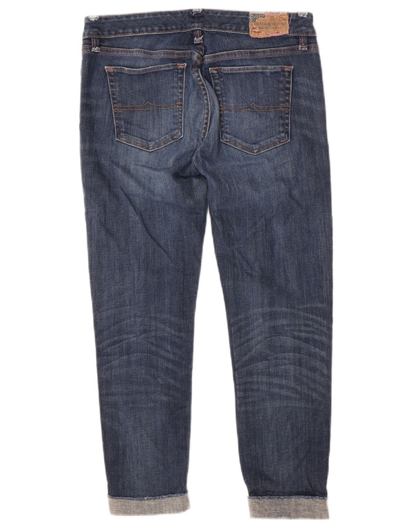 Ralph Lauren Womens Crop Skinny Jeans W29 L26 Blue Cotton