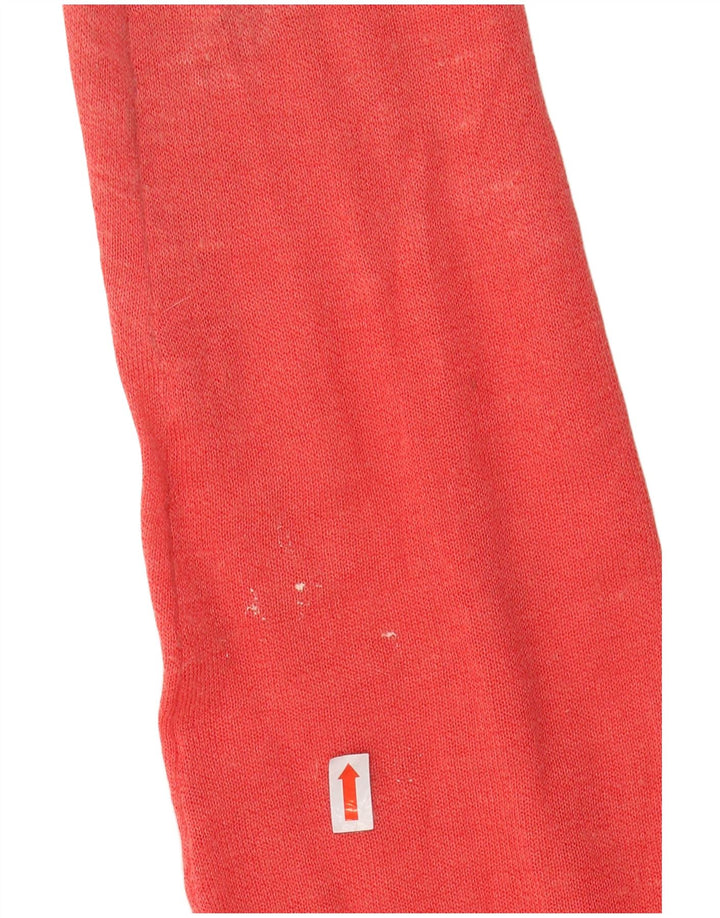 LAURA ASHLEY Womens Longline Cardigan Sweater UK 12 Medium Red