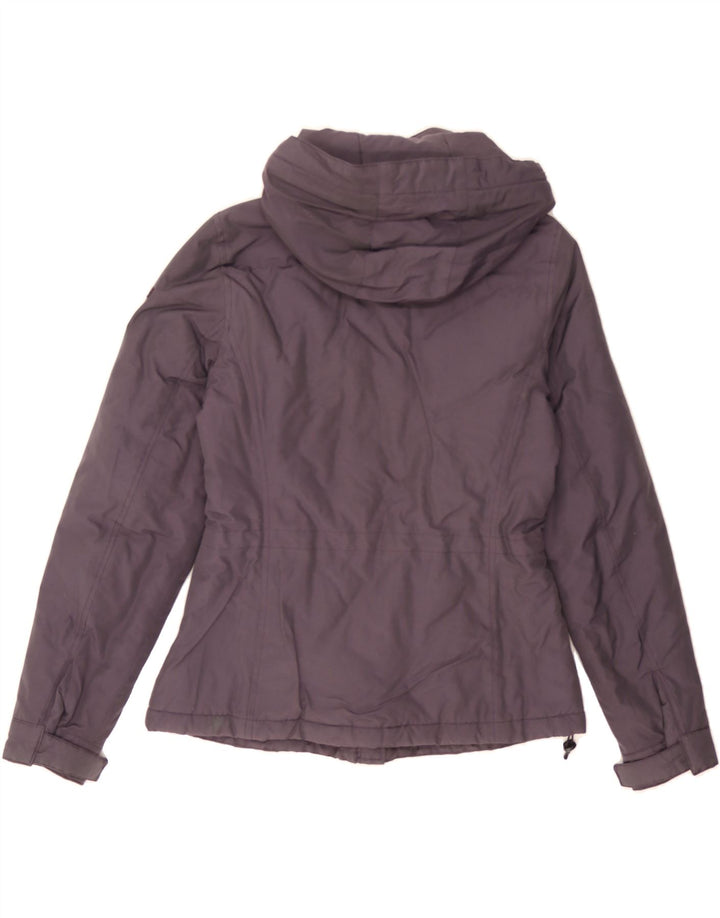 WOOLRICH Womens Hooded Windbreaker Jacket UK 18 XL Purple Polyester Vintage Woolrich and Second-Hand Woolrich from Messina Hembry 
