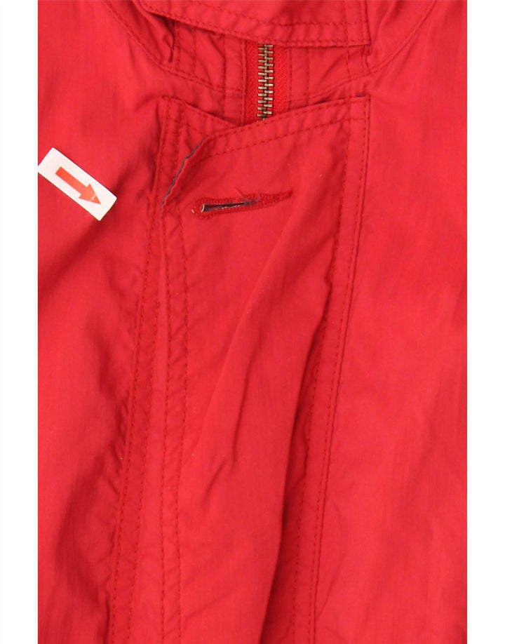 Nuova Moda Mens Bomber Jacket UK 38 Medium Red