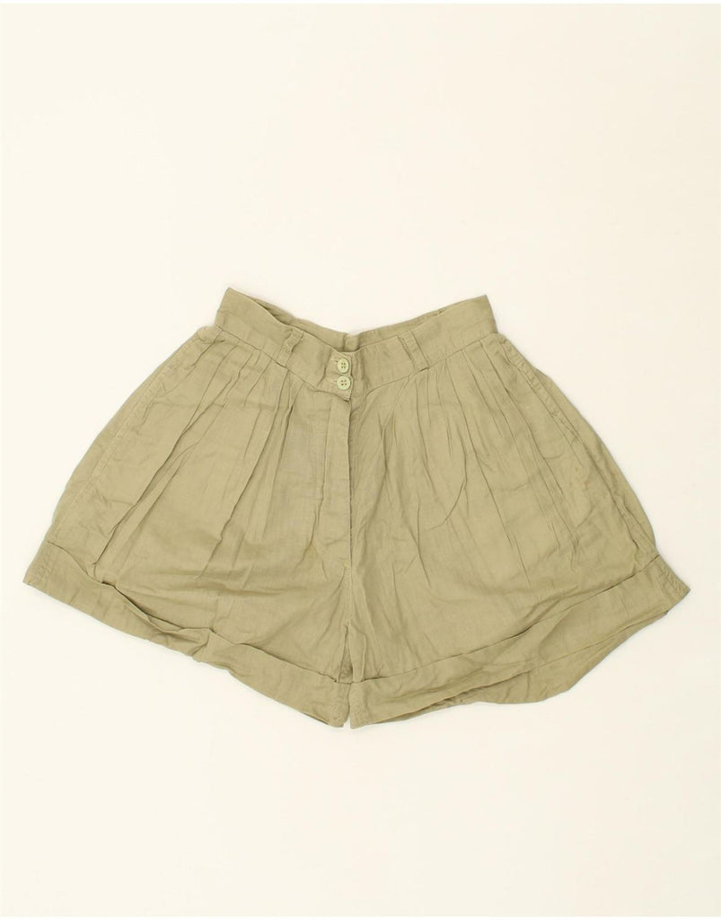 VINTAGE Womens Pegged Casual Shorts W26 Small  Beige | Vintage Vintage | Thrift | Second-Hand Vintage | Used Clothing | Messina Hembry 