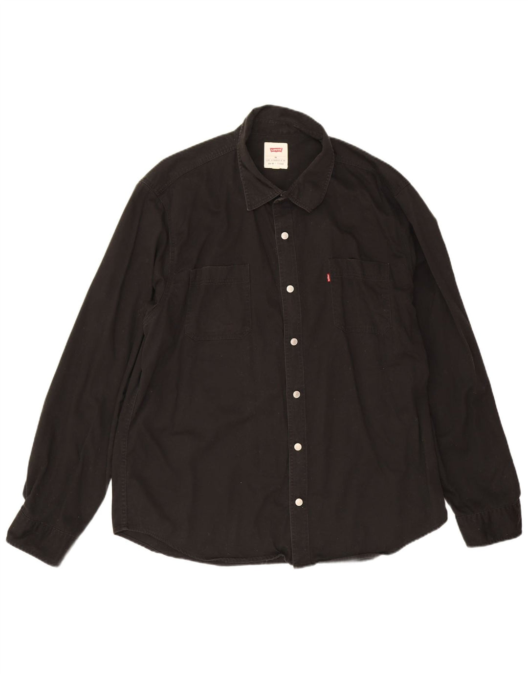 Levi's Mens Shirt 2XL Black Cotton