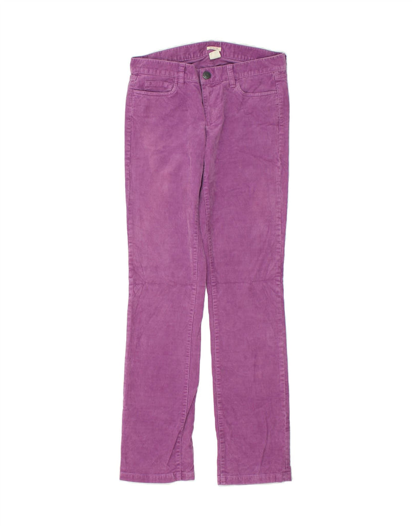 J. CREW Womens Matchstick Slim Corduroy Trousers W27 L32  Purple Cotton | Vintage J. Crew | Thrift | Second-Hand J. Crew | Used Clothing | Messina Hembry 