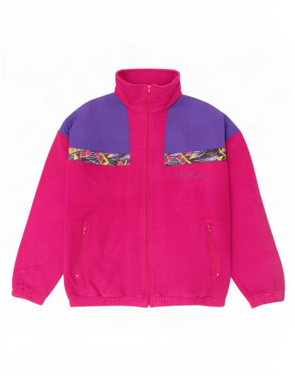 Sportful Mens Fleece Jacket UK 46 3XL Pink Colourblock Polyester