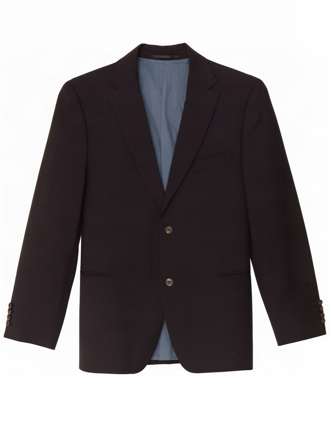 Hugo Boss Mens 2 Button Blazer Jacket UK 42 XL Navy Blue Pinstripe Wool