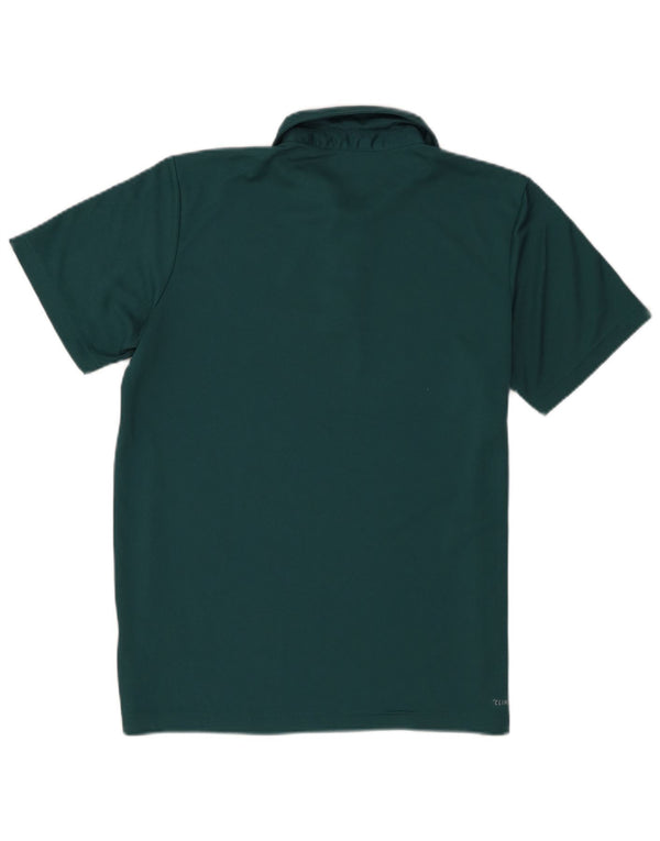 Adidas Mens Climalite Polo Shirt Medium Green Polyester