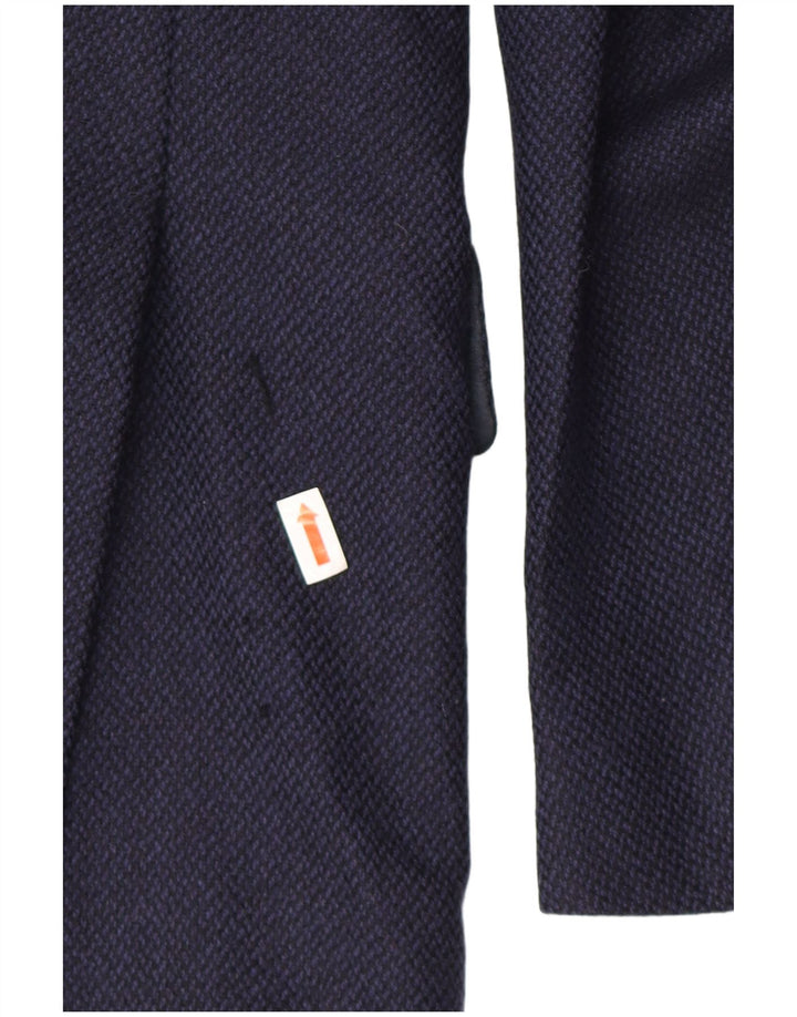 Burberry Mens 3 Button Blazer Jacket IT 50 Medium Navy Blue Classic