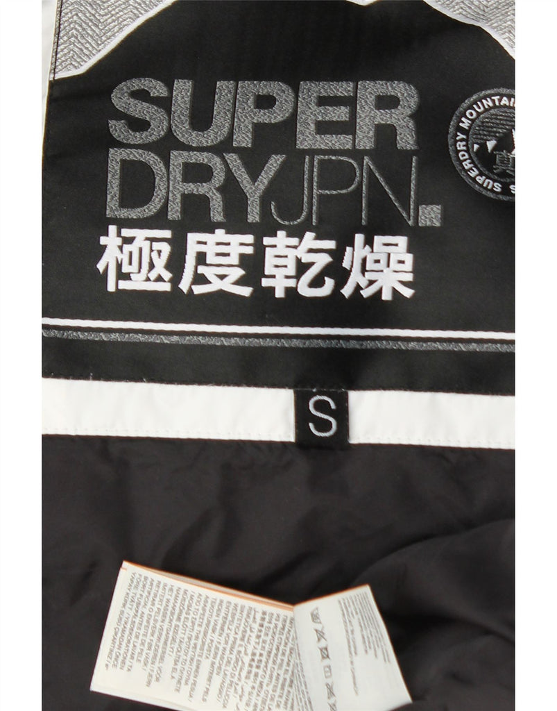 SUPERDRY Womens Hooded Padded Jacket UK 10 Small White Nylon Vintage Superdry and Second-Hand Superdry from Messina Hembry 