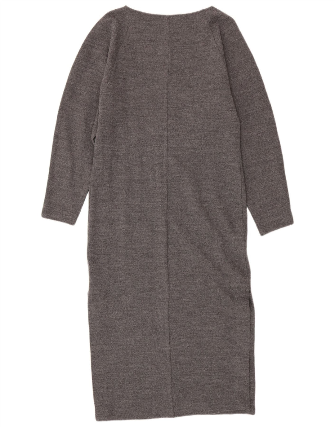 Cos Womens Long Sleeve Jumper Dress UK 10 Small Grey Wool