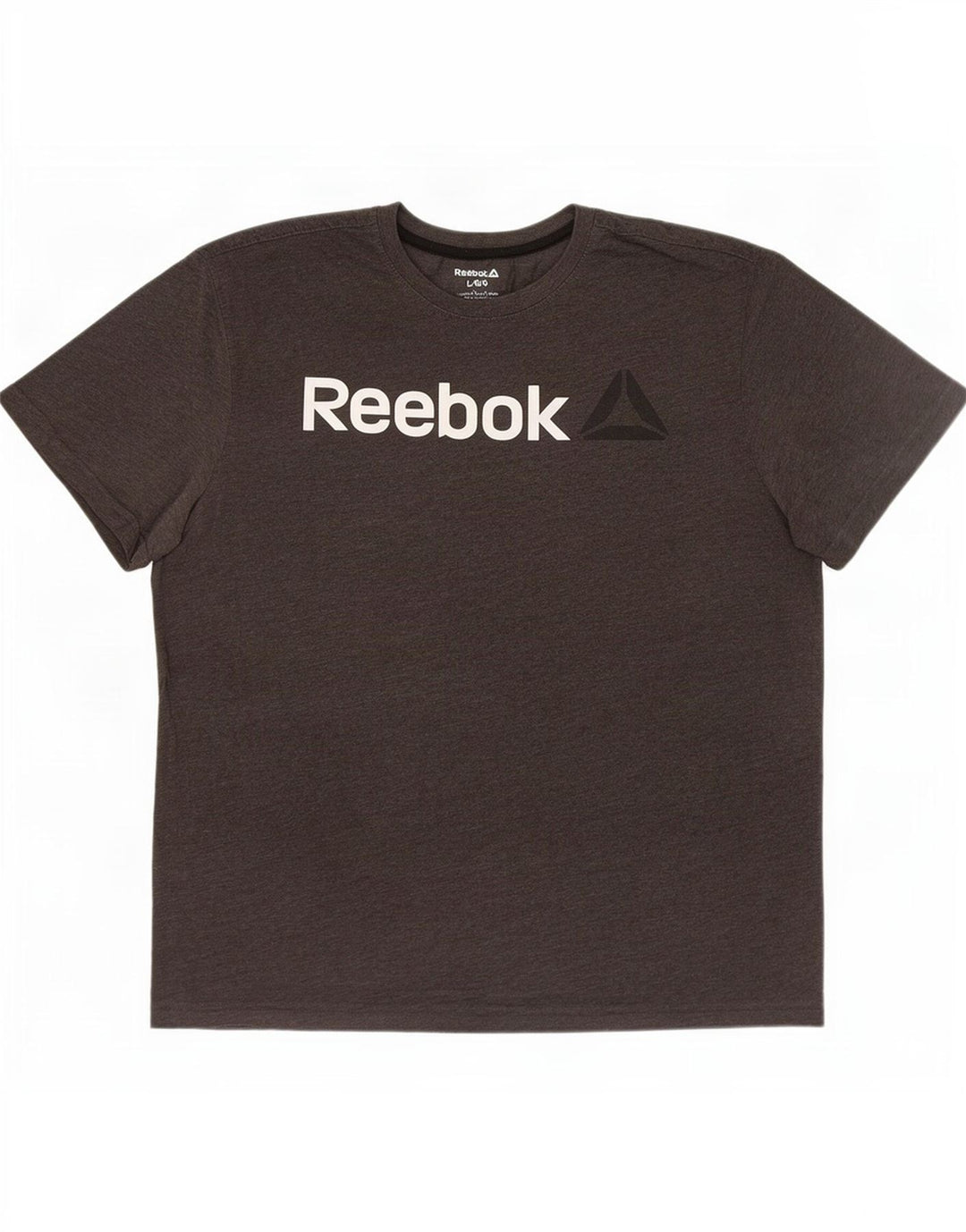 Reebok Mens Graphic T-Shirt Top Large Grey