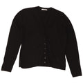 Marks & Spencer Womens Cardigan Sweater UK 16 Large Black Viscose