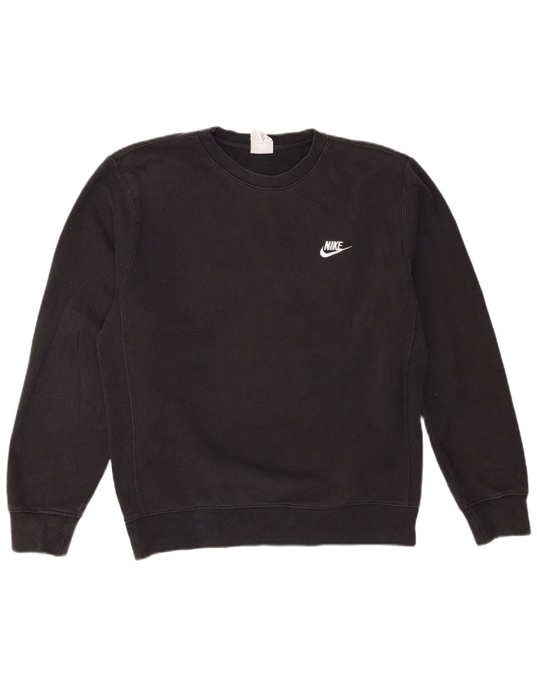Nike Mens Sweatshirt Jumper Small Black Cotton
