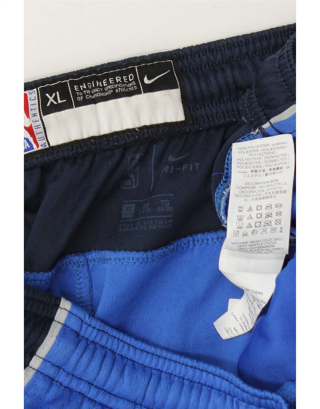 Nike Mens Dri Fit Sport Shorts XL  Blue Colourblock Polyester