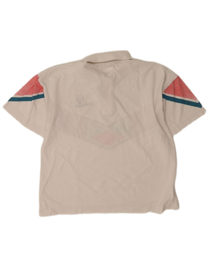 Sergio Tacchini Mens Polo Shirt Medium Multicoloured Colourblock
