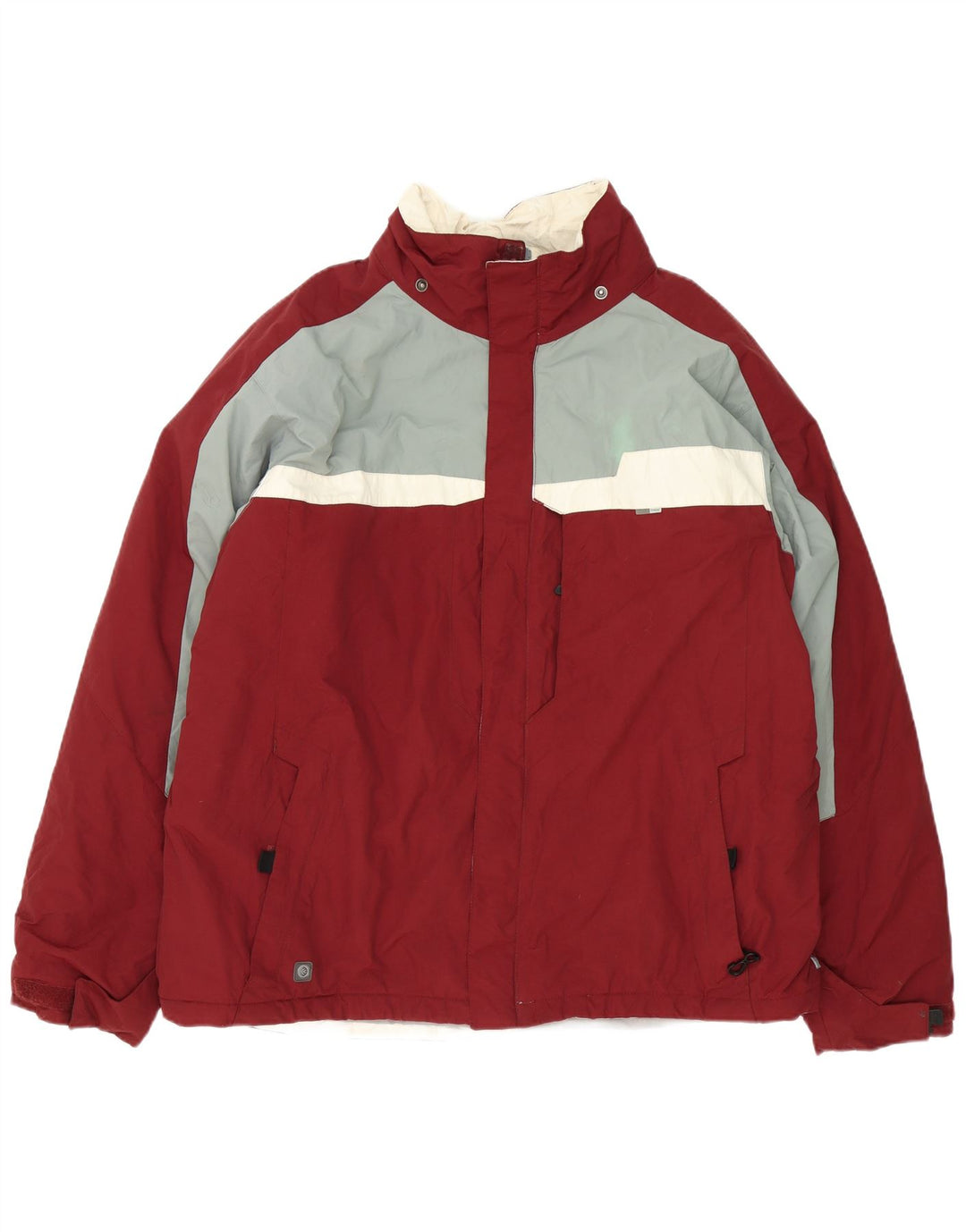 Columbia Mens Ski Jacket UK 42 XL Burgundy Colourblock Polyester