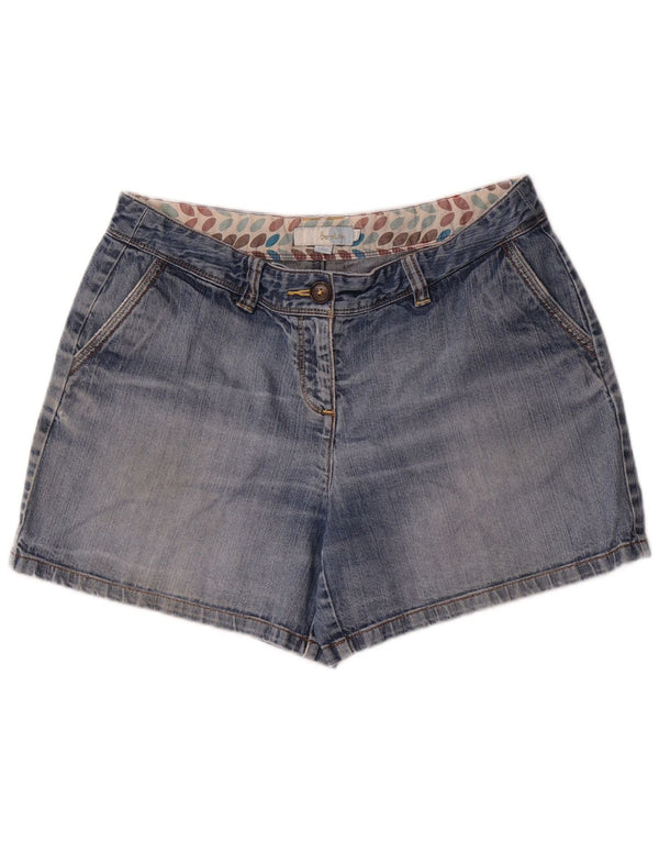 Boden Womens Denim Shorts UK 14 Large W34 Blue Cotton