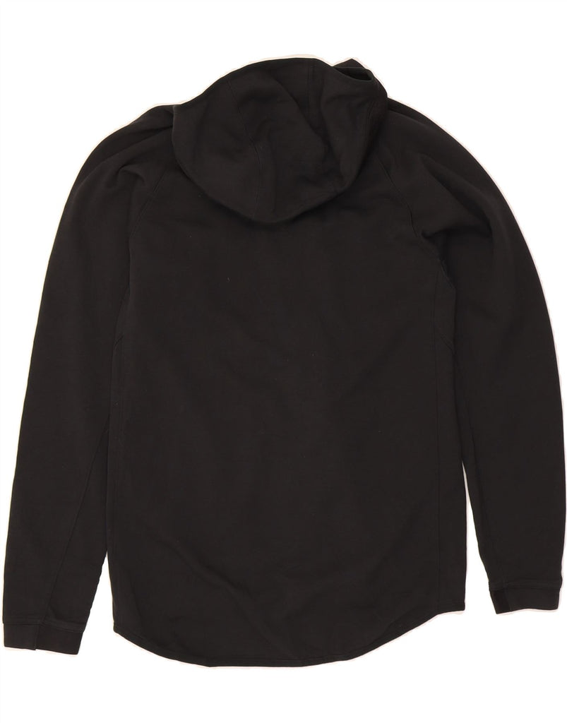 NIKE Mens Dri Fit Graphic Zip Hoodie Sweater Small Black Polyester Vintage Nike and Second-Hand Nike from Messina Hembry 