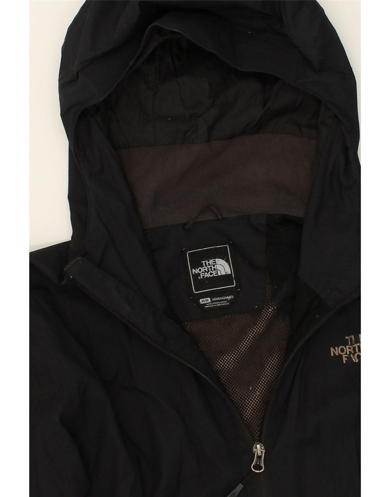THE NORTH FACE Mens Hooded Rain Jacket UK 38 Medium Black Polyester | Vintage The North Face | Thrift | Second-Hand The North Face | Used Clothing | Messina Hembry 