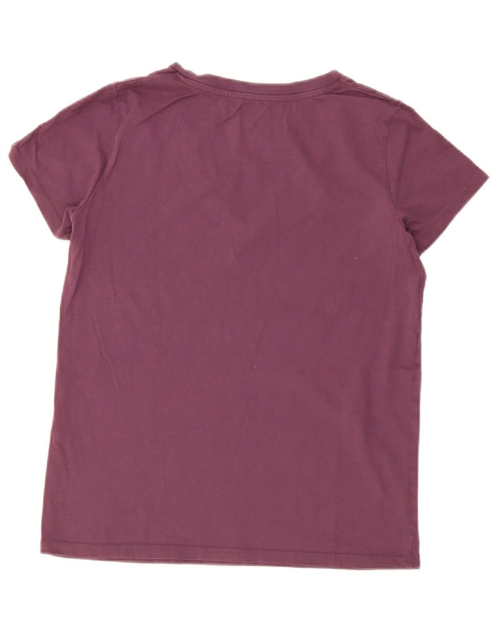 Levi's Womens T-Shirt Top UK 10 Small Burgundy
