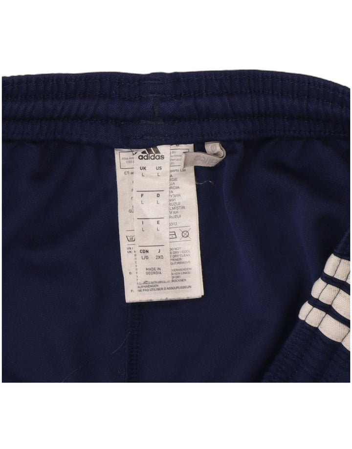 Adidas Mens Climalite Sport Shorts Large  Navy Blue Polyester