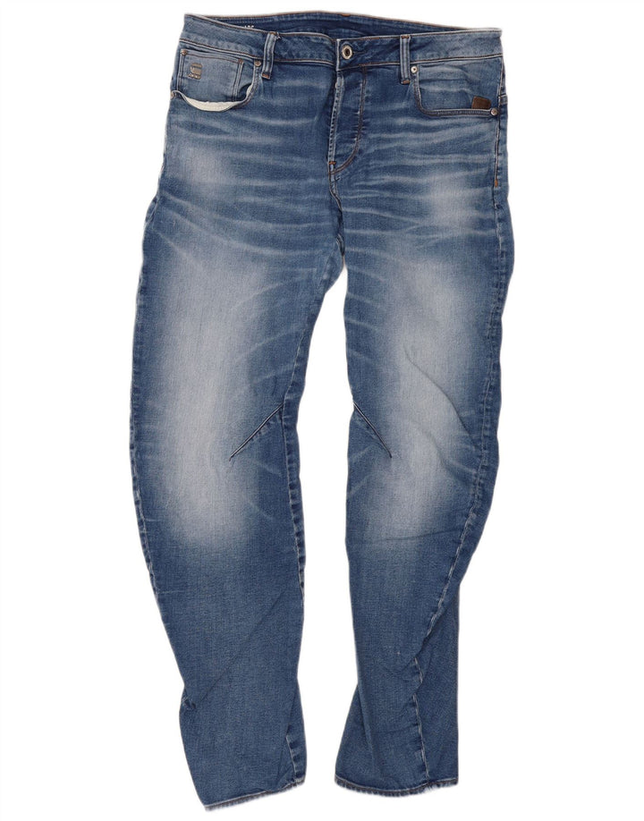 G-Star Mens 3D Arc Slim Jeans W33 L34 Blue Cotton