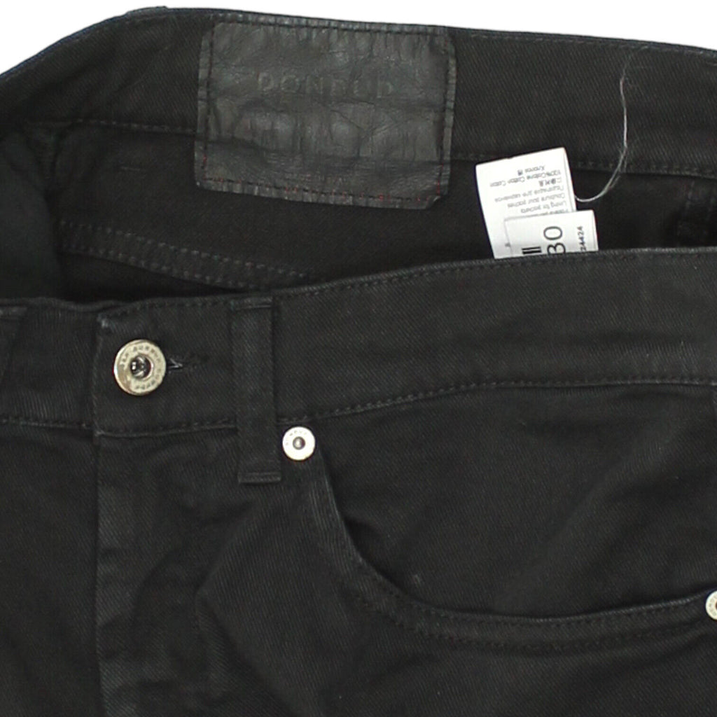 Dondup Mens Black George Skinny Fit Jeans | Vintage Luxury Designer Denim VTG | Vintage Messina Hembry | Thrift | Second-Hand Messina Hembry | Used Clothing | Messina Hembry 