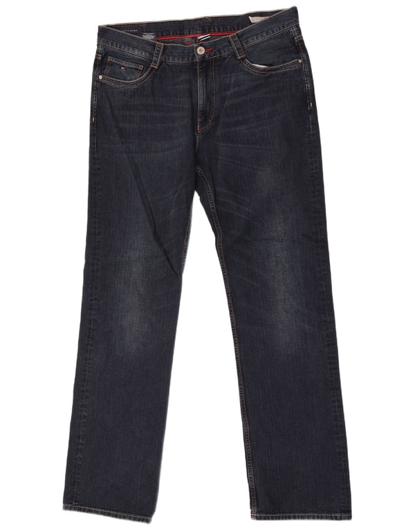Tommy Hilfiger Mens Straight Jeans W38 L36 Navy Blue Cotton