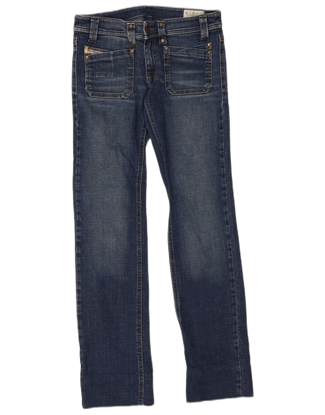 Diesel Womens Keate Slim Jeans W28 L31 Blue Cotton