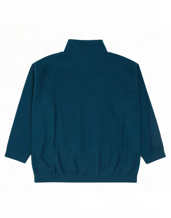 Terinda Mens Zip Neck Pullover Tracksuit Top XL Blue Colourblock