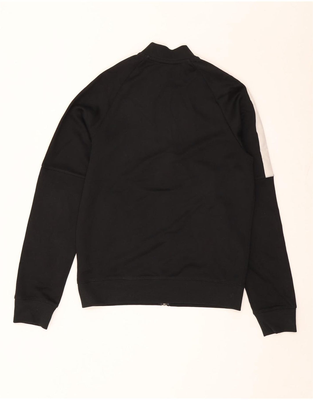 Nike Mens Tracksuit Top Jacket Small Black Colourblock Polyester