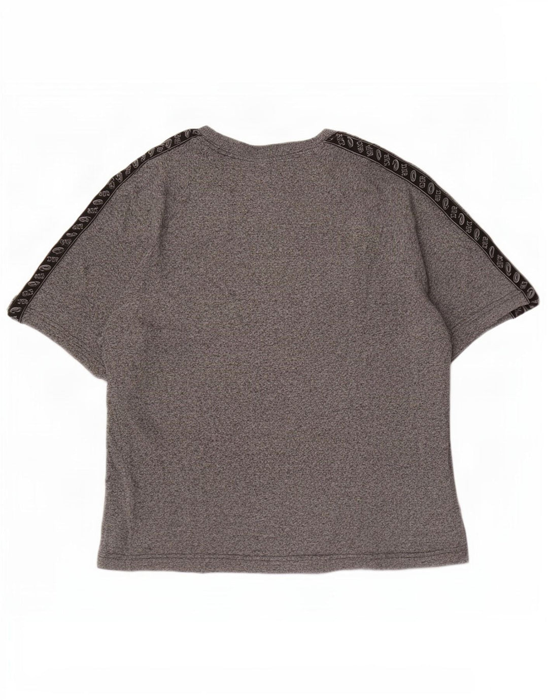 Asics Mens Graphic T-Shirt Top Medium Grey Flecked Cotton