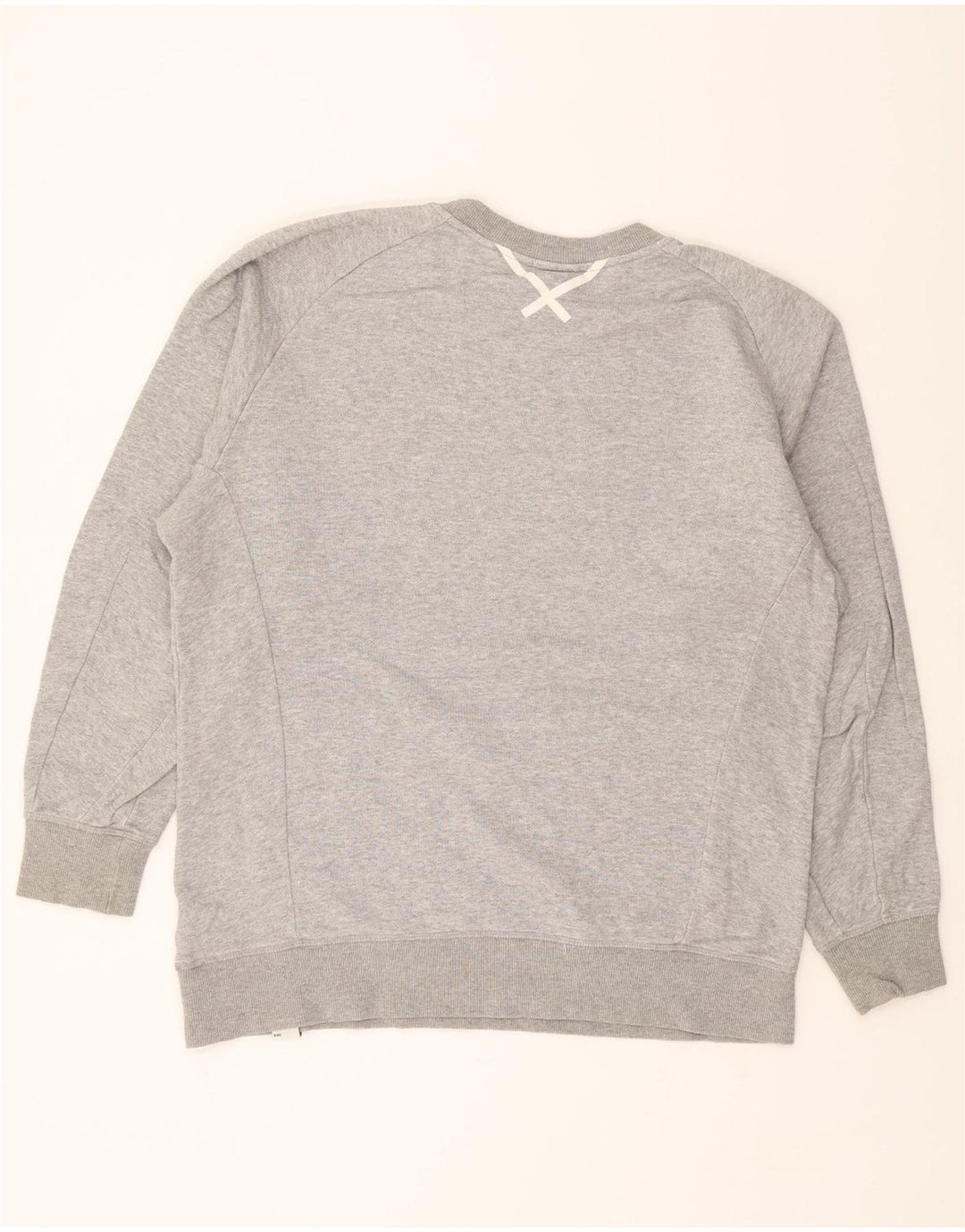 ADIDAS Mens Sweatshirt Jumper Large Grey Cotton Vintage Adidas and Second-Hand Adidas from Messina Hembry 