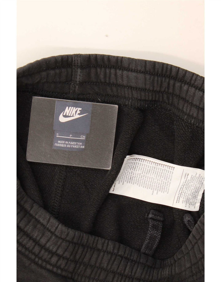 Nike Mens Tracksuit Trousers Joggers Small  Black Cotton