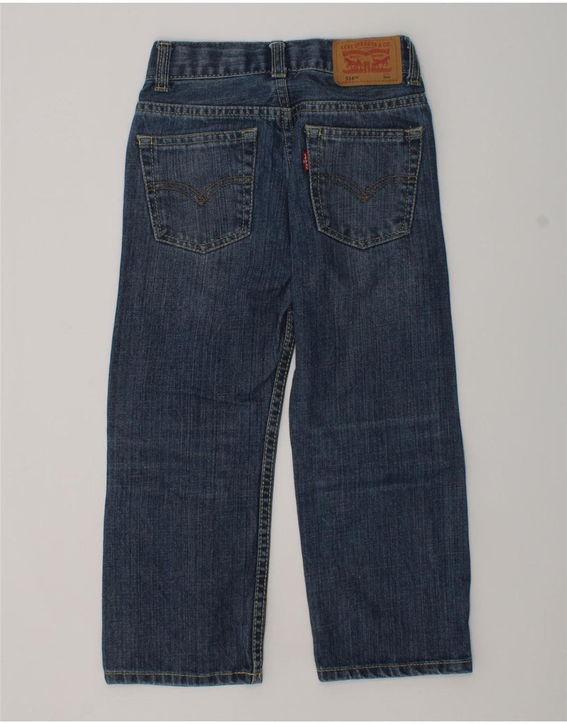 LEVI'S Boys 514 Straight Jeans 4-5 Years W22 L17  Blue Cotton | Vintage Levi's | Thrift | Second-Hand Levi's | Used Clothing | Messina Hembry 