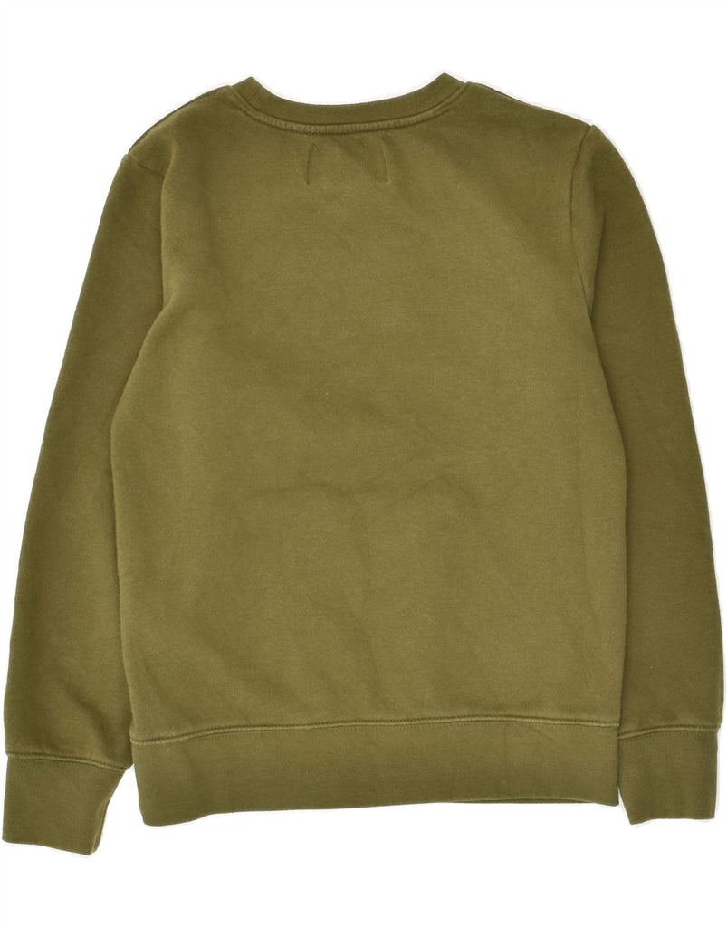 JORDAN Boys Graphic Sweatshirt Jumper 10-11 Years Medium  Khaki Cotton | Vintage Jordan | Thrift | Second-Hand Jordan | Used Clothing | Messina Hembry 