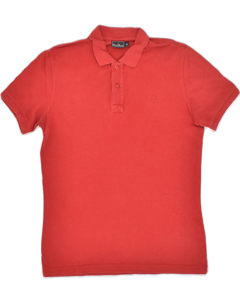 CONTE OF FLORENCE Mens Polo Shirt Medium Red Cotton | Vintage Conte of Florence | Thrift | Second-Hand Conte of Florence | Used Clothing | Messina Hembry 