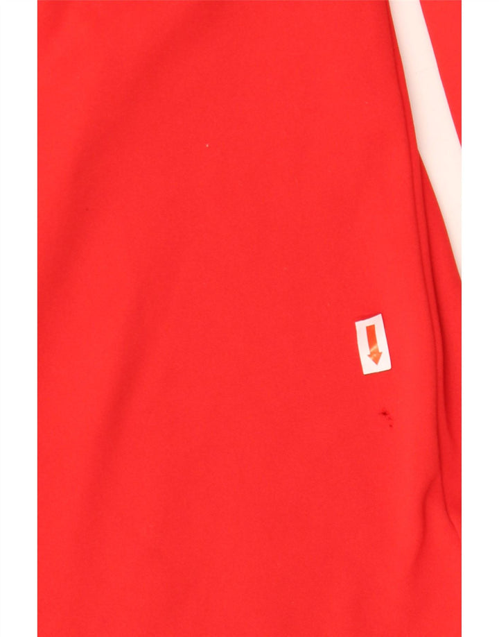 Nike Mens Dri Fit Graphic Zip Neck Pullover Tracksuit Top Large Red