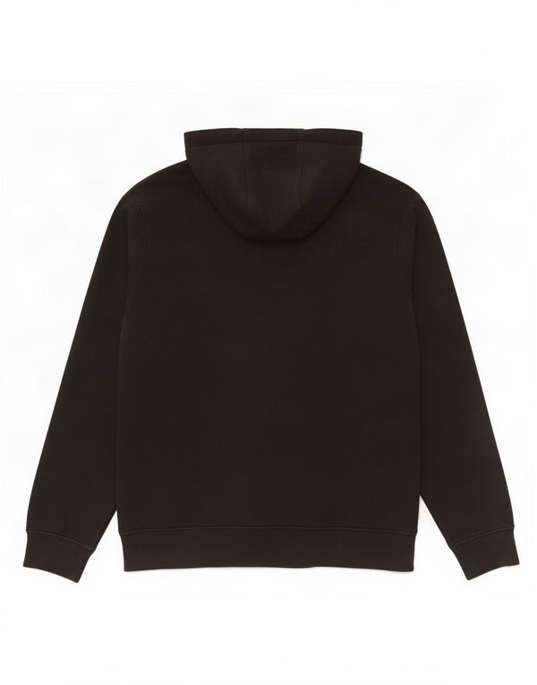 Nike Mens Zip Neck Hoodie Jumper Large Black Colourblock Cotton