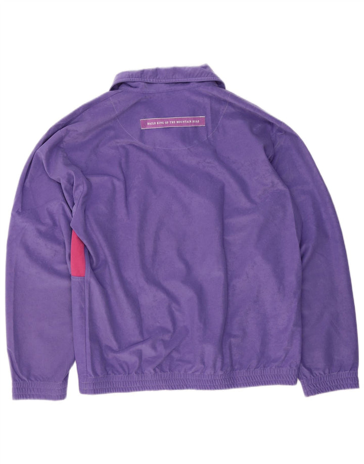 Bailo Womens Graphic Pullover Tracksuit Top EU 46 XL Purple Colourblock