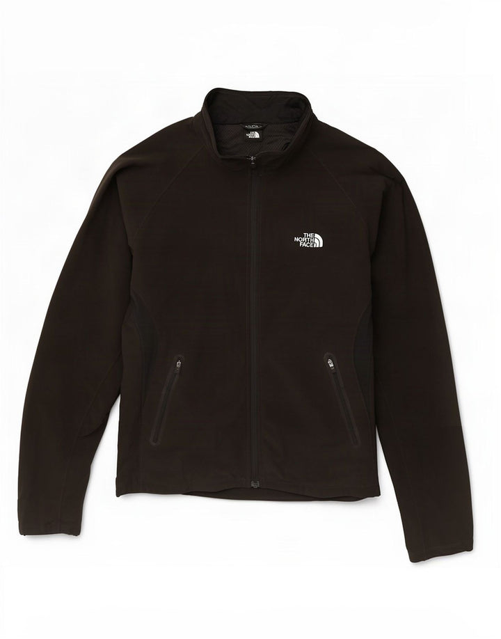 The North Face Womens Tracksuit Top Jacket UK 16 Large Black Polyester