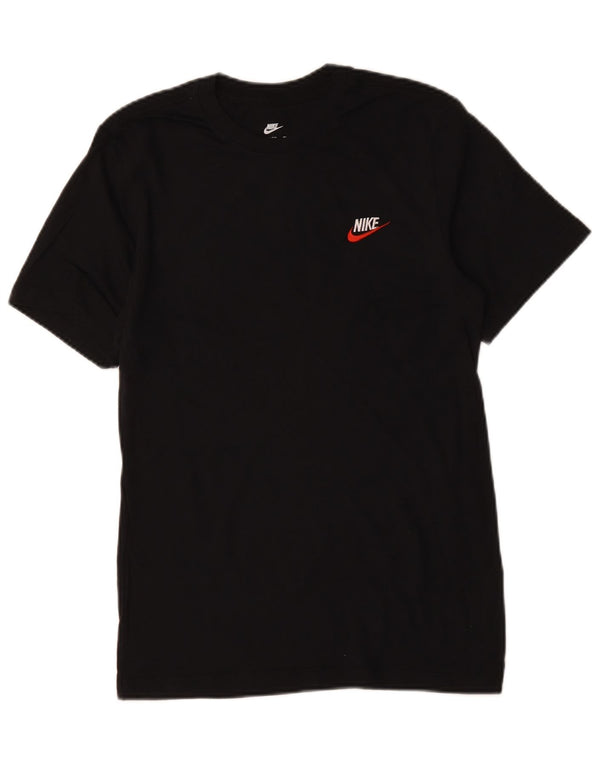 Nike Mens T-Shirt Top XS Black Cotton