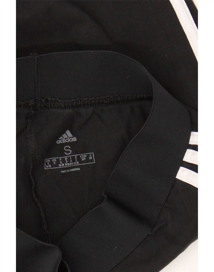 ADIDAS Womens Leggings UK 8/10 Small  Black