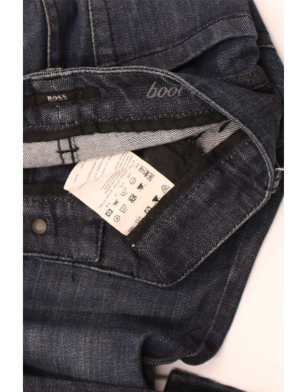 Hugo Boss Womens Bootcut Jeans W27 L28 Navy Blue Cotton