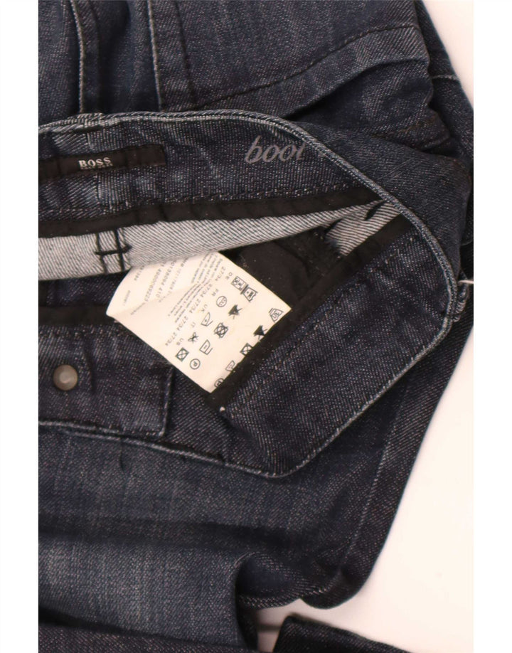 Hugo Boss Womens Bootcut Jeans W27 L28 Navy Blue Cotton