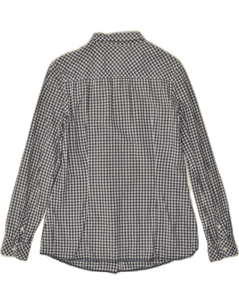 ESPRIT Womens Shirt UK 12 Medium Grey Gingham | Vintage Esprit | Thrift | Second-Hand Esprit | Used Clothing | Messina Hembry 