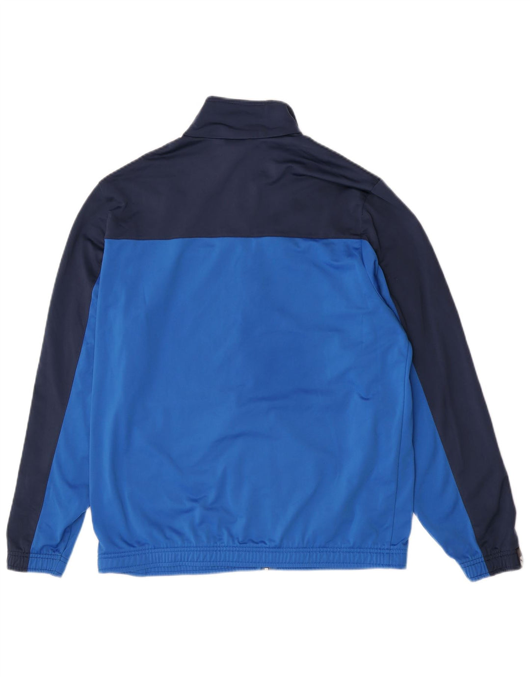 Puma Mens Tracksuit Top Jacket Large Blue Colourblock Polyester