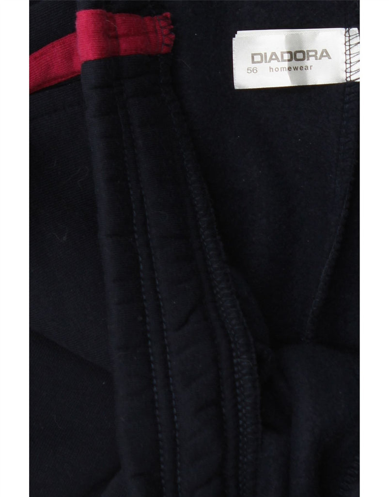 DIADORA Womens Tracksuit Trousers Joggers IT 56 4XL  Navy Blue Colourblock Vintage Diadora and Second-Hand Diadora from Messina Hembry 